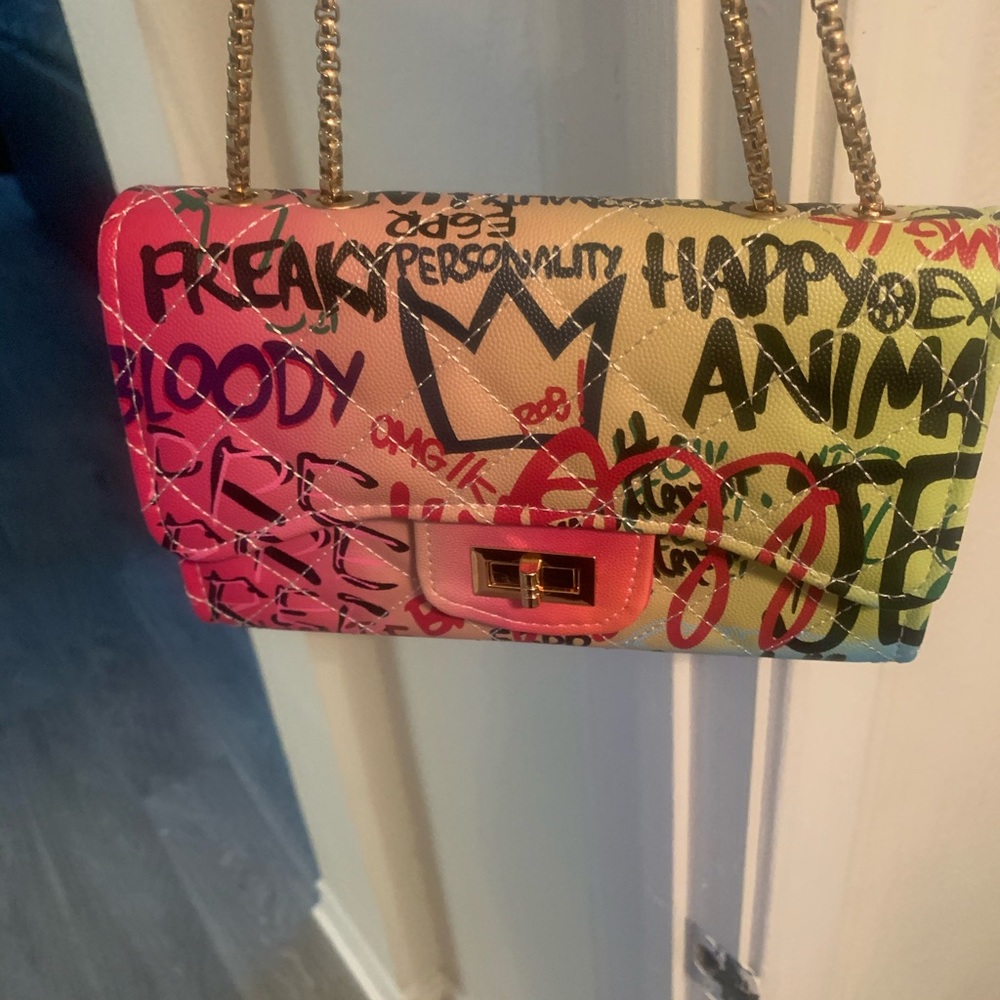 Multi graffiti bag